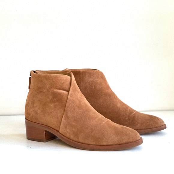 Soludos Shoes - Soludos brown suede 1.5” heeled boots EUC